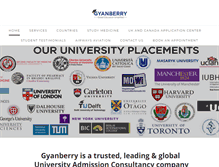 Tablet Screenshot of gyanberry.com